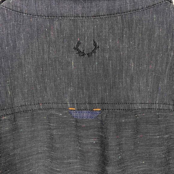 Salute Levelwear Shirt Mens Medium Gray Button Down Gorpcore Utility Outdoors - Picture 5 of 10